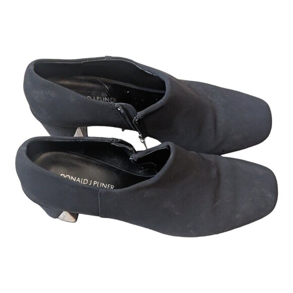 Donald J Pliner Womens Black High Heel Shoe Wedge Size‎ 10 - Picture 14 of 16